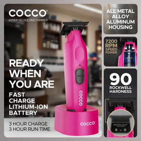 Cocco Hyper Veloce Pro Trimmer high-torque motor ensures smooth trimming