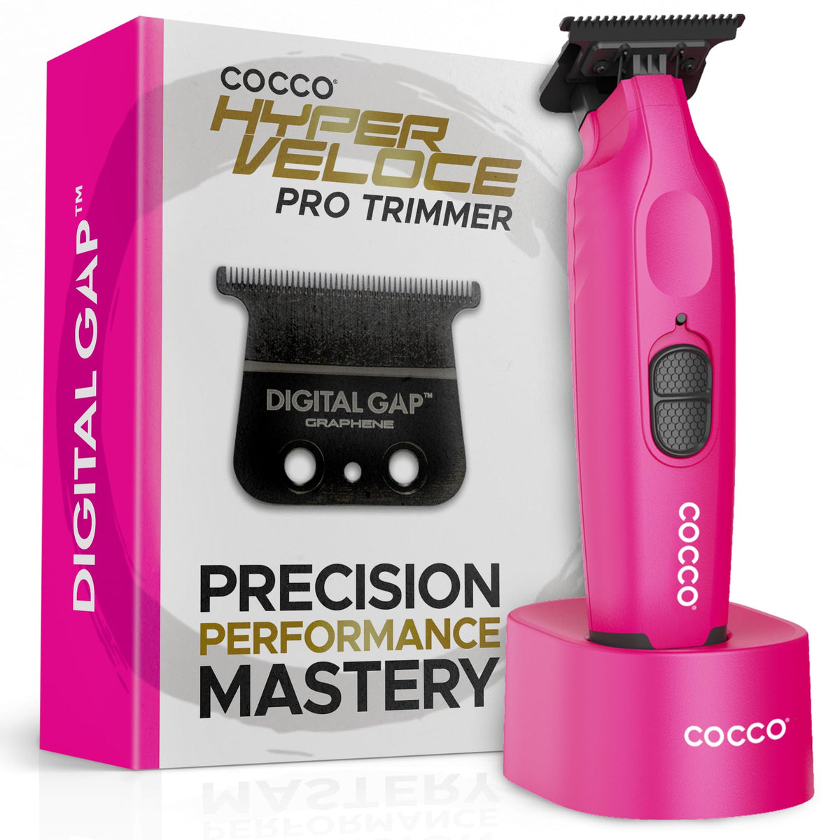 Cocco Hyper Veloce Pro Trimmer pink front view for precise edging