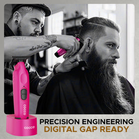 Cocco Hyper Veloce Pro Trimmer pink handle for comfortable grip