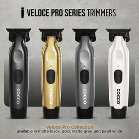 Cocco Veloce Pro Trimmer detailing capabilities for precise neckline and beards.