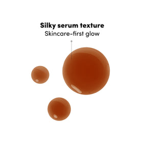 Coco & Eve anti-aging tanning serum dropper close-up highlighting hydrating formula.