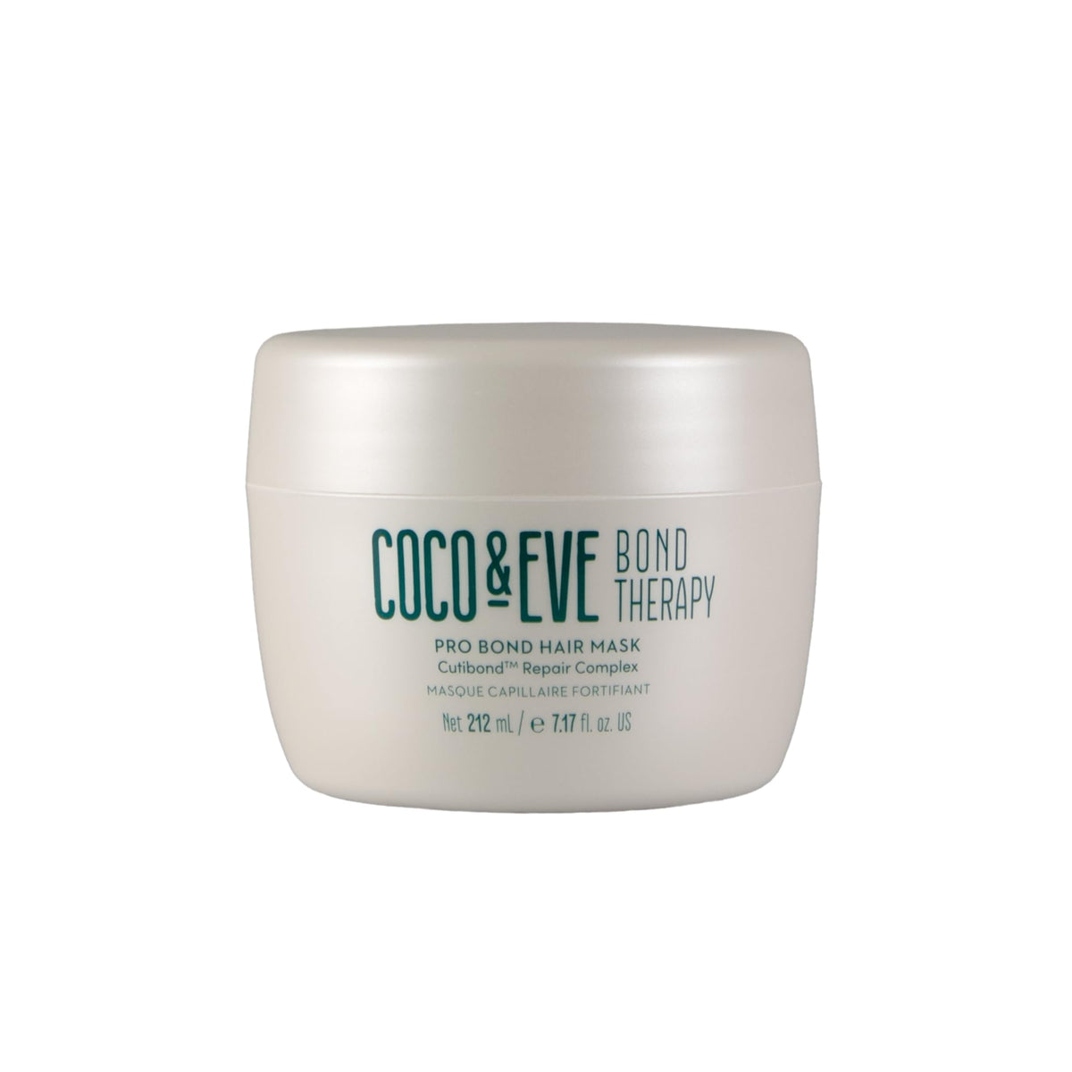 Coco & Eve Bond Therapy Pro Bond Mask bottle close-up showing luxurious hydration