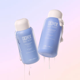 Coco & Eve lifestyle shot with shiny, voluminous hair