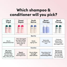 Coco & Eve frizz control effect shown on smooth strands.