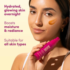 Coco & Eve serum texture swirl showing creamy, fast-absorbing finish.