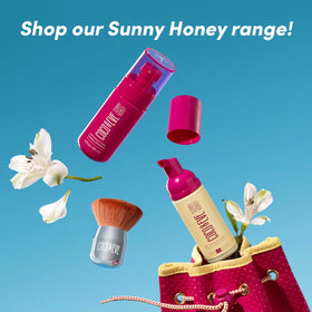 Coco & Eve Sunny Honey Bali Bronzing Foam tropical scent enhances tanning mood