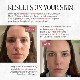COCOBEAUTY Collagen Sheet Mask supporting skin elasticity and firmness