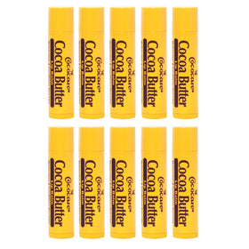COCOCARE Cocoa Butter Lip Balm in a yellow stick delivering silky hydration.