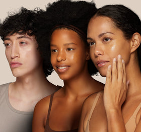cocojojo Jojoba Oil face use demonstrates blend with essential oils.