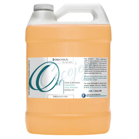 Cocojojo Jojoba Oil organic bottle closeup showing pure, ready-to-use facial hydration