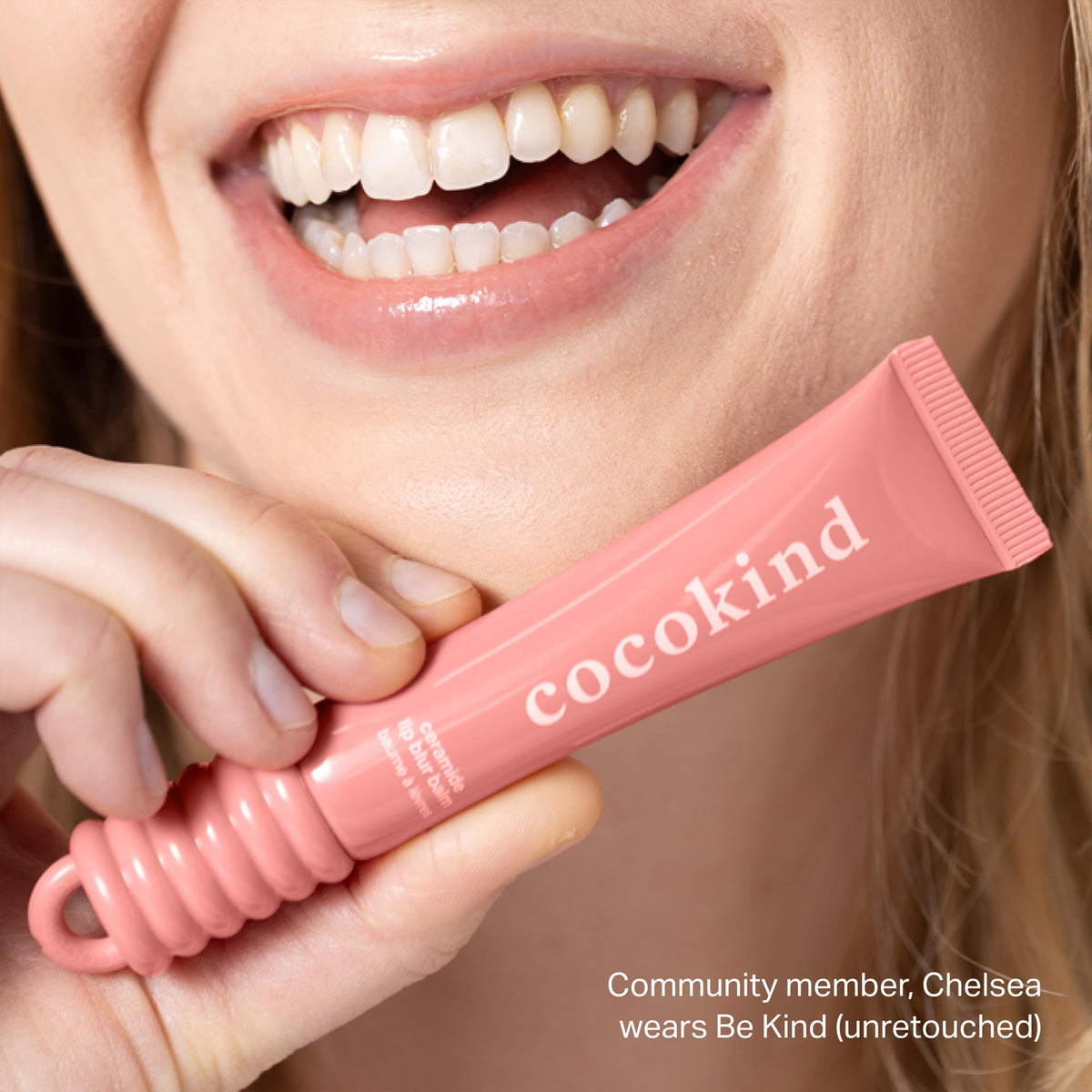 Cocokind Be Kind lip balm 3 pack packaging shown for daily use