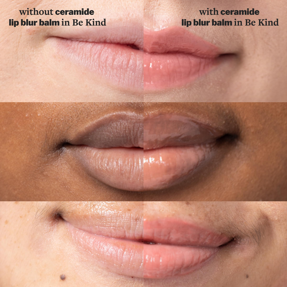 Cocokind Ceramide Lip Blur with ceramides and peptides supporting moisture on lips