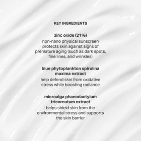 Cocokind Daily SPF ingredients with blue phytoplankton and minerals
