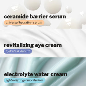 Cocokind Hydration Heroes trio shown for a complete skincare routine.
