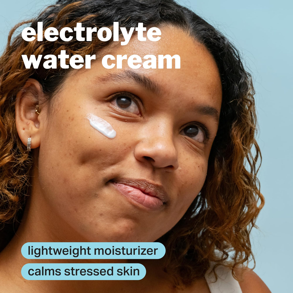 Cocokind Electrolyte Water Cream provides breathable hydration.