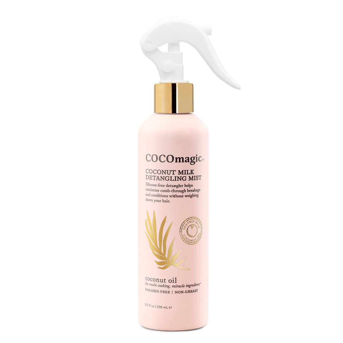 Application on hair scene demonstrates quick, lightweight hydration