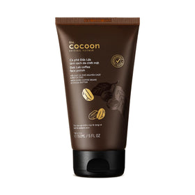 COCOONORIGINAL Vietnam Coffee Face Scrub bottle demonstrates gentle exfoliation for smooth skin