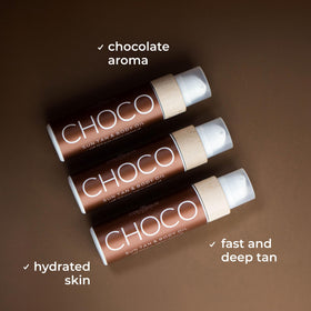 COCOSOLIS CHOCO mask treatment showing oil nourishment for skin