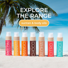 COCOSOLIS CHOCO solid oil below 25°C melts with warmth for easy use