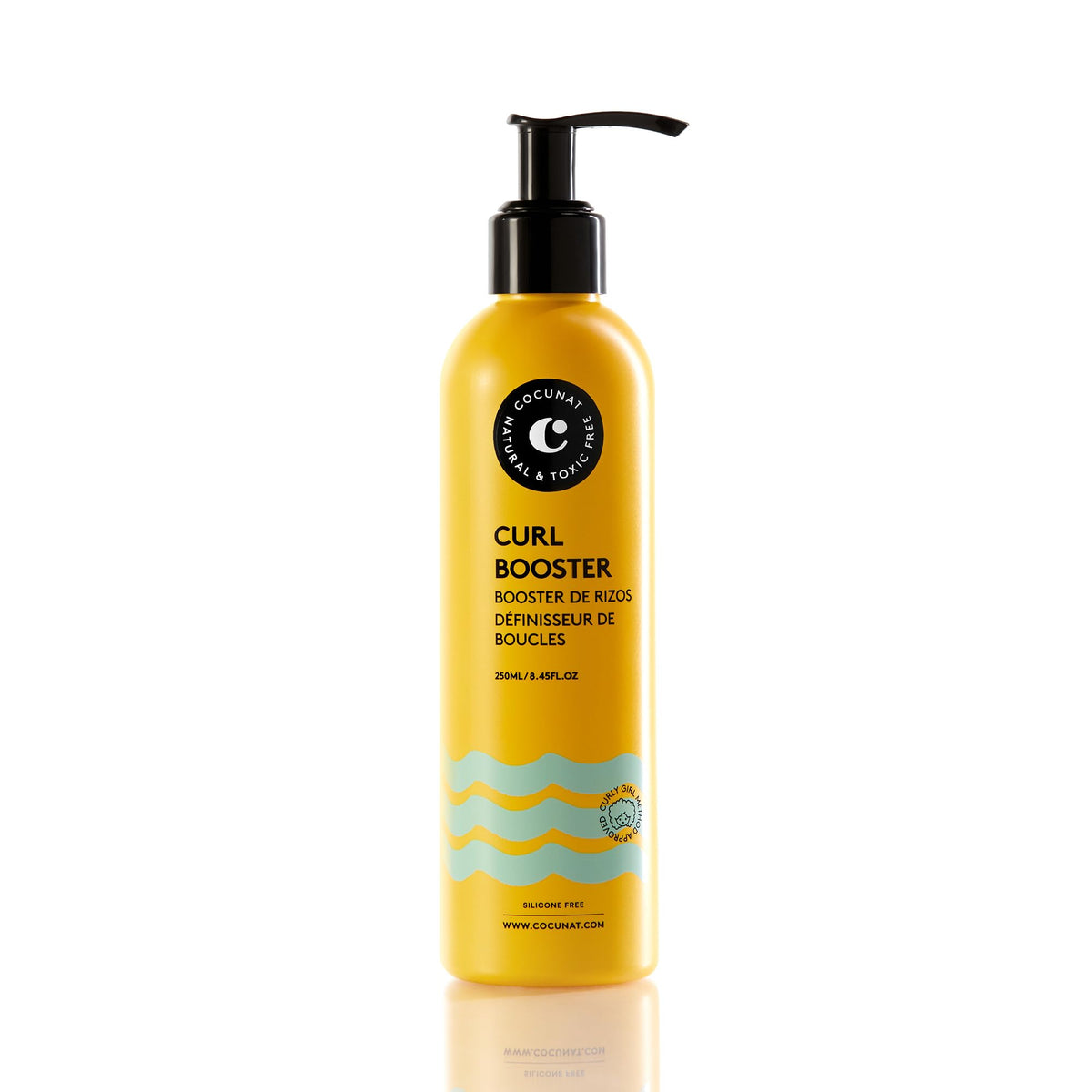 COCUNAT Curl Booster Gel bottle front defines curls and boosts hydration.