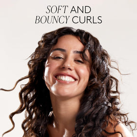 Curl Method application scene for defined, frizz-free curls.