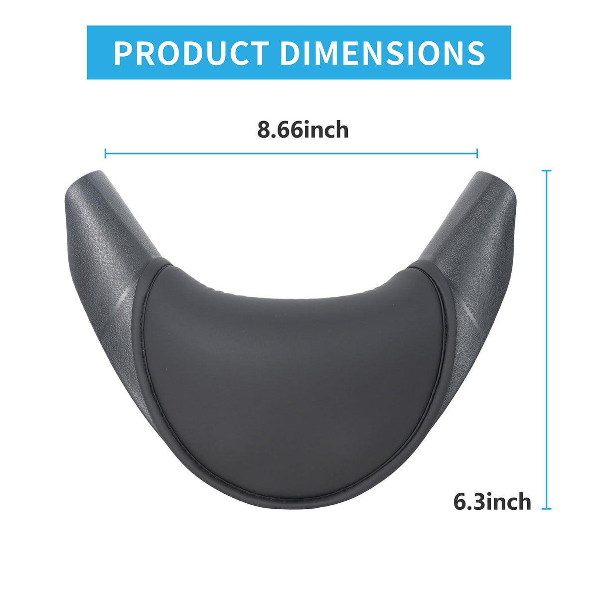 Coczeb ergonomic-contour neck rest supports relaxed rinsing during washing.