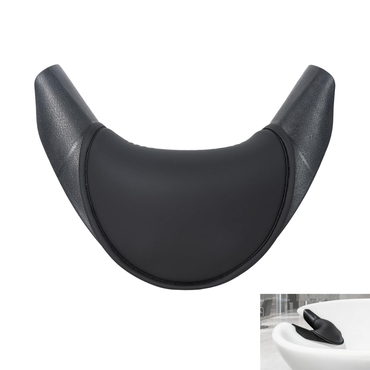 Coczeb gel-padding neck rest for salon sink supports comfortable shampooing sessions.