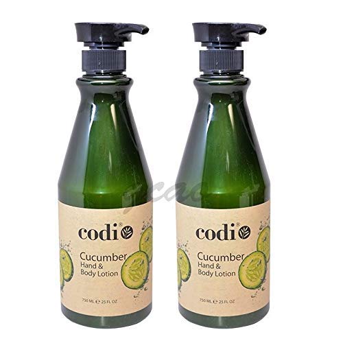 CODi cucumber hand and body lotion provides daily hydration with a refreshing cucumber scent.