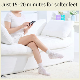 Codi New York Foot Mask packaging box showing six-pair set