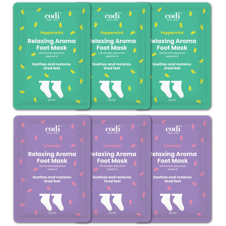 Codi New York Relaxing Aroma Foot Mask lavender for hydrating feet
