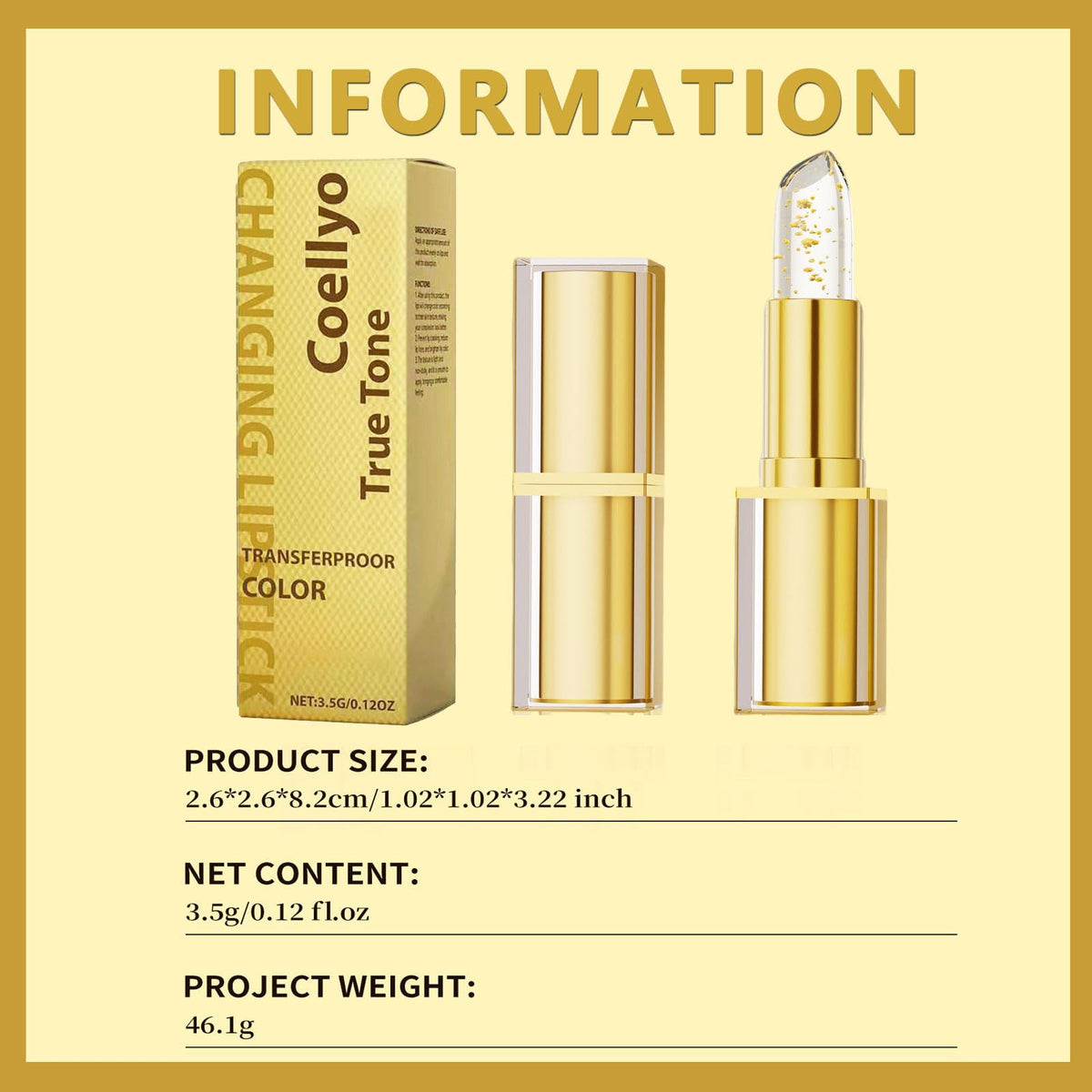 Long-lasting wear keeps lips hydrated through the day.