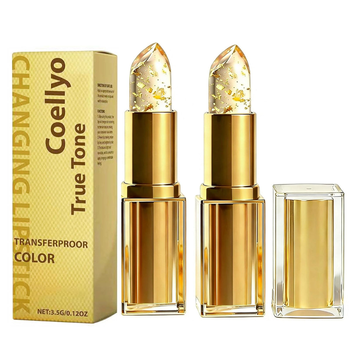 Coellyo True Tone lipstick front view, compact and portable, ready to adapt to your lips.