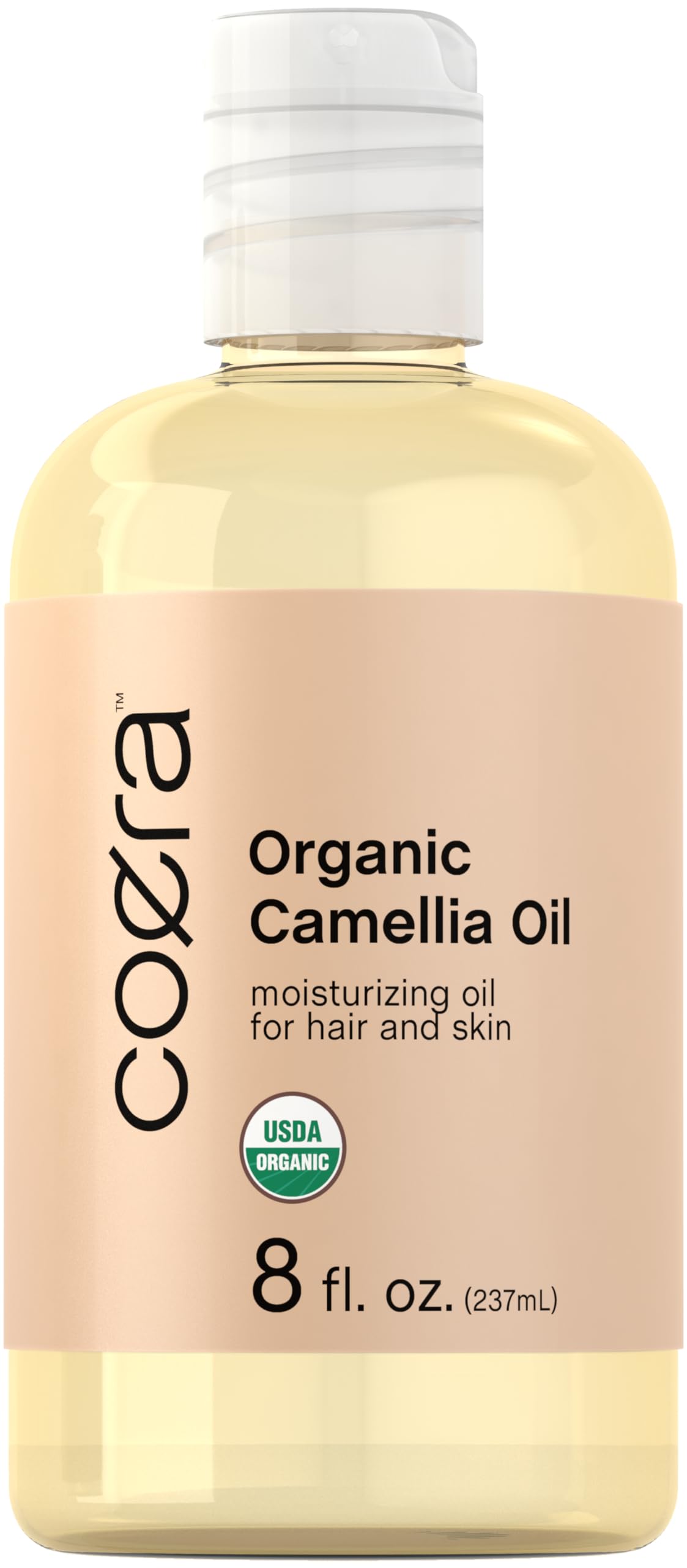 Coera Camellia Seed Oil bottle for daily hydration on skin and hair.