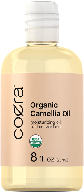Coera Camellia Seed Oil bottle for daily hydration on skin and hair.