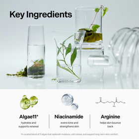 Coeternal Deep Moisture Serum featuring Niacinamide and Arginine supports the skin barrier.