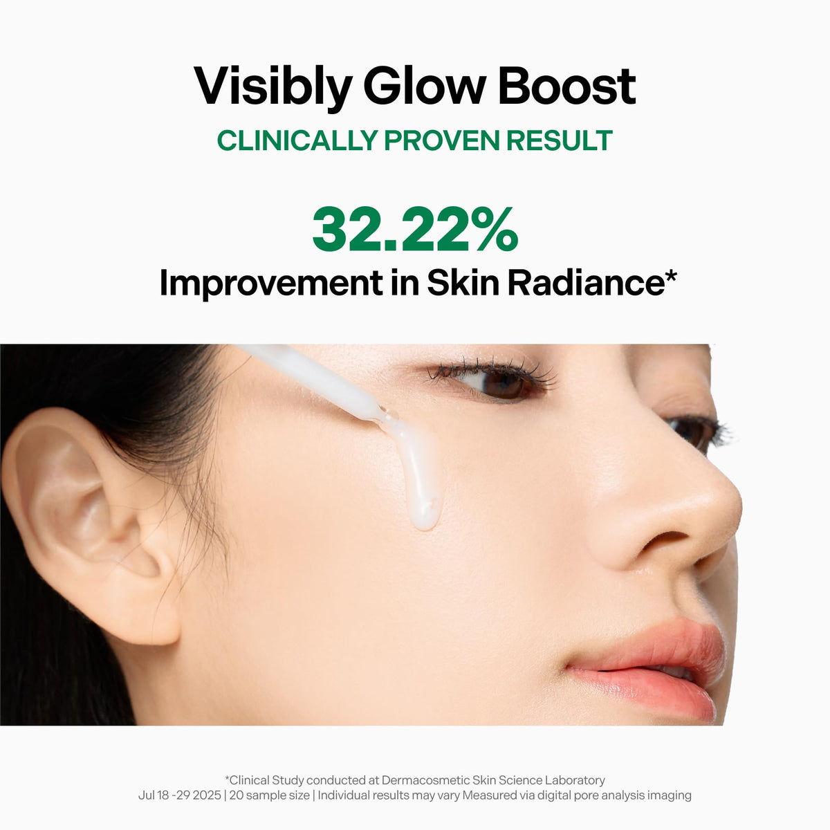 Coeternal Deep Moisture Serum applied under makeup for a smooth base.