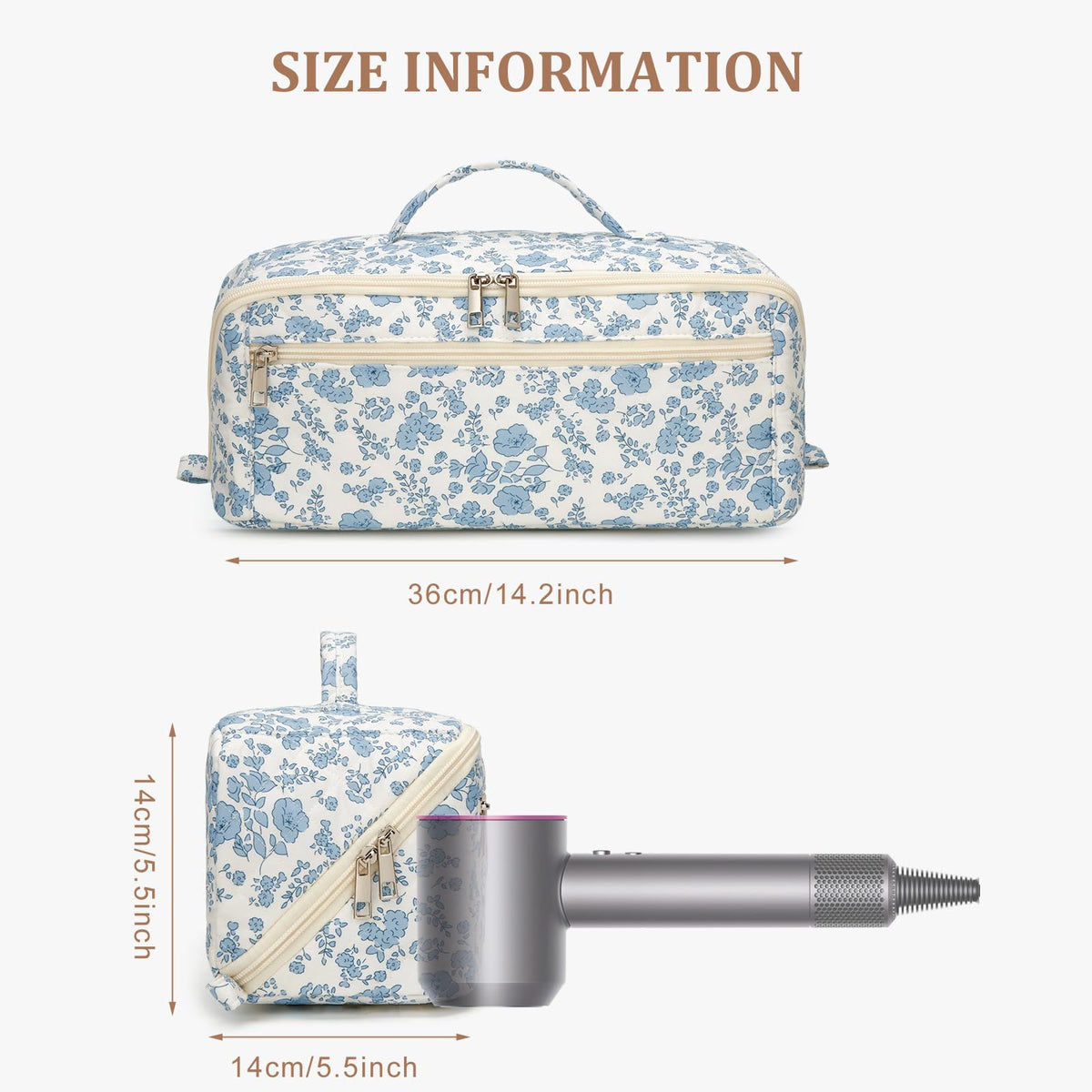 Cohawk travel bag compatible with Dyson Airwrap and similar tools.