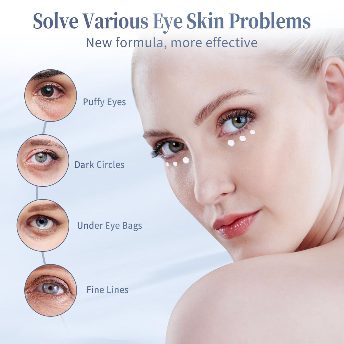 Coinore Retinol Under Eye Cream jar packaging conveys premium aesthetics and convenient use.