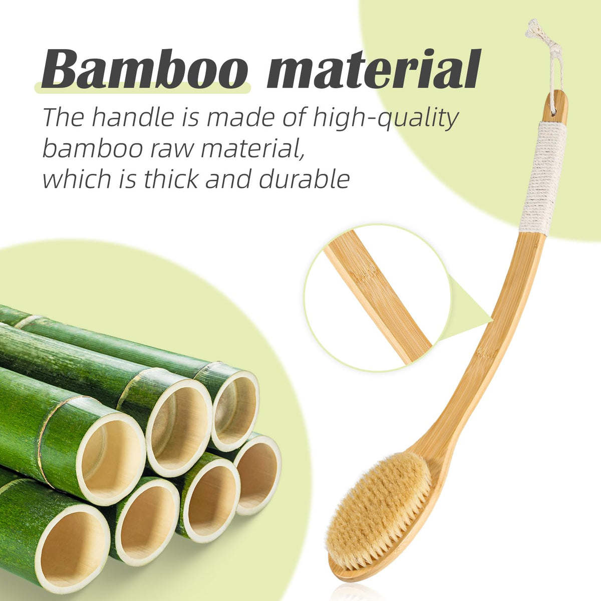 COINPOTIA non-slip hemp rope handle for secure grip in wet conditions
