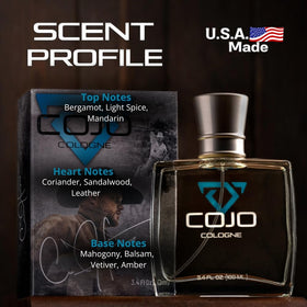 Cojo Cologne Cody Johnson packaging box showcases gift-ready presentation.