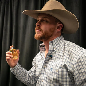 Cojo Cologne Cody Johnson pump bottle for easy, on-the-go use.