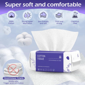 Cokoness dry and wet use cotton towel for versatile cleaning