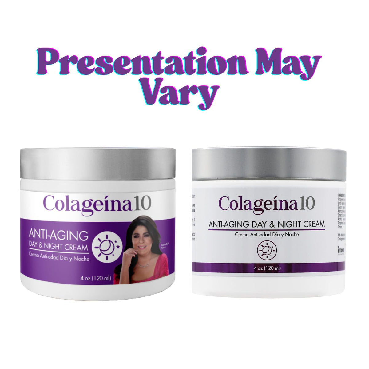 Colageina 10 creamy texture close-up highlights rich hydration for mature skin.