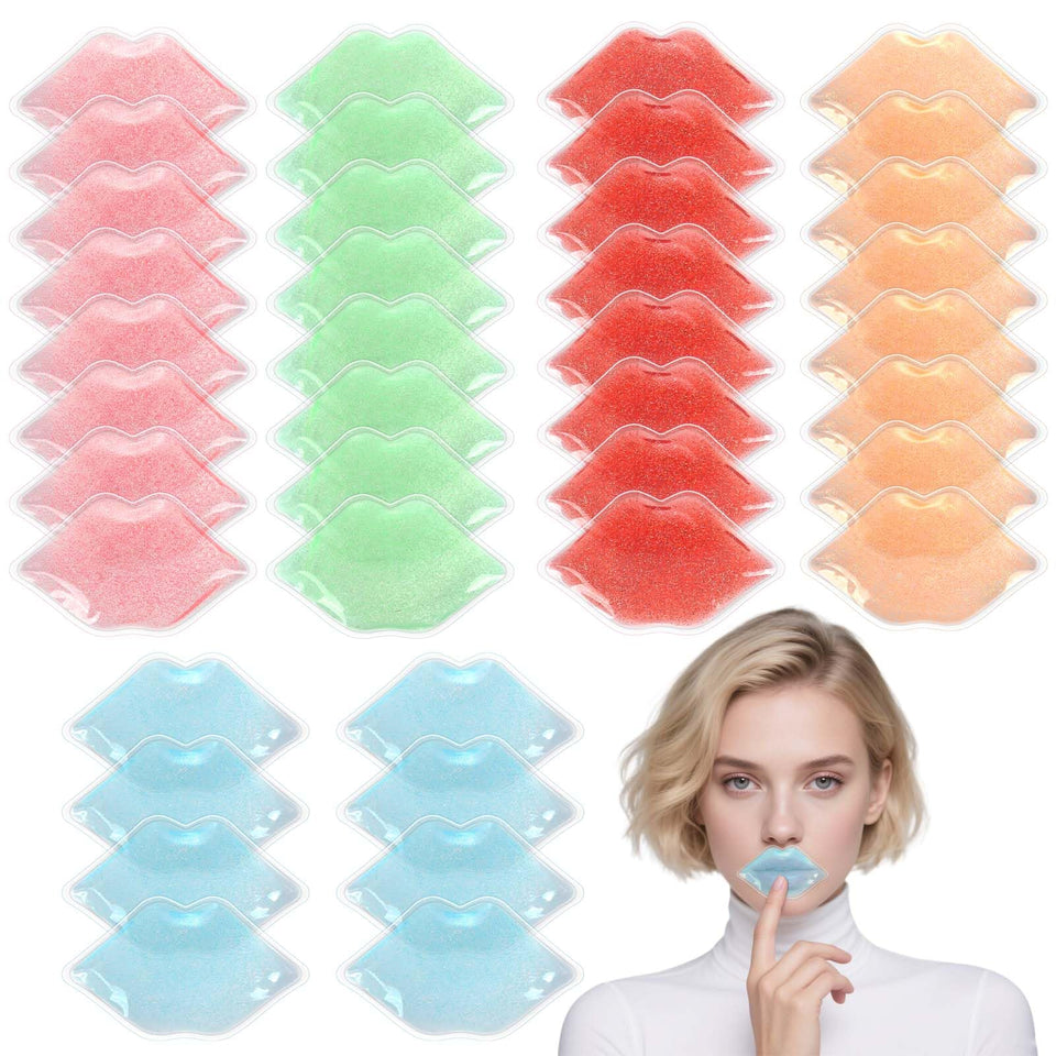 ColdCool ice pack lip tattoo compact provides soothing post-care cooling for reduced swelling.