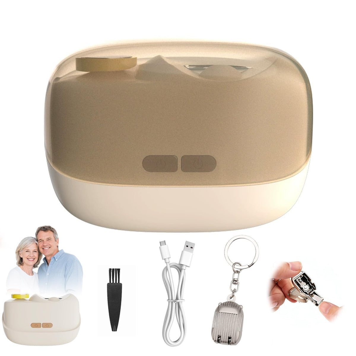 Colefoy electric nail clippers seniors front view for easy, safe trimming