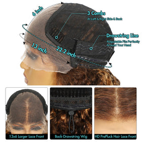 Coliki honey blonde wig made from virgin raw hair for durable, versatile styling options.