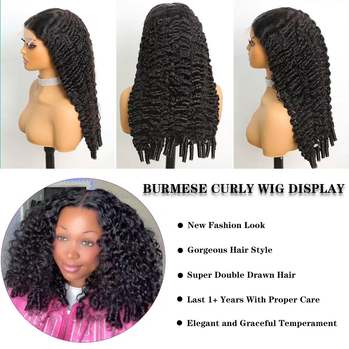 Coliki wear-and-go glueless closure wig for quick styling