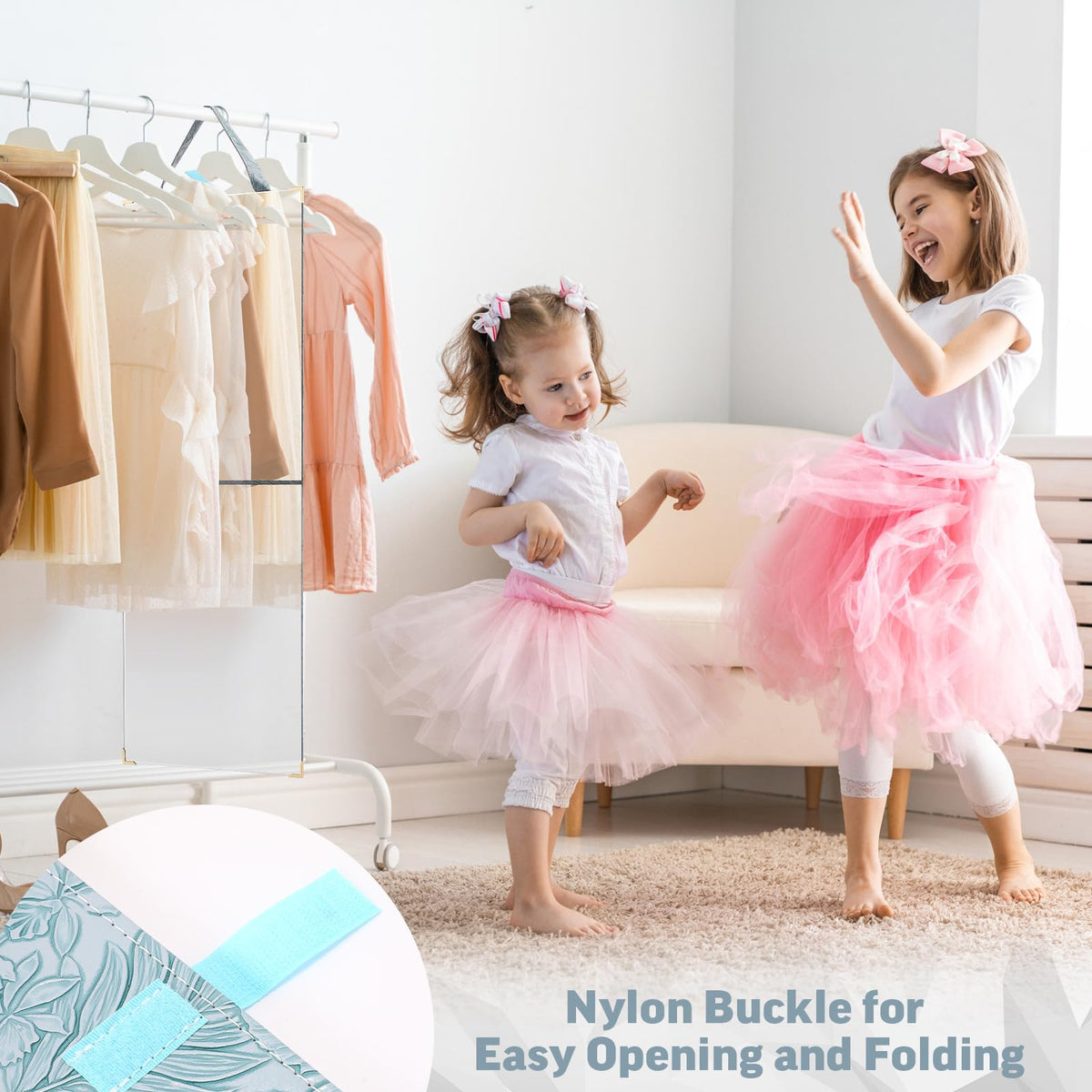 Colingmill acrylic mirror offers clear reflection for makeup and dressing.