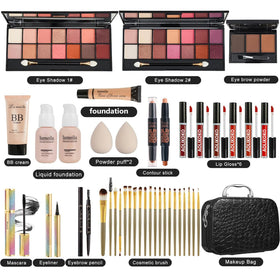 coliusa makeup bag with complete set ideal for travel and storage