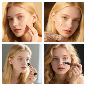 coliusa makeup brushes and powder puff for quick applications